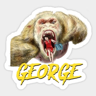 Rampage: George Eats the Villain Sticker